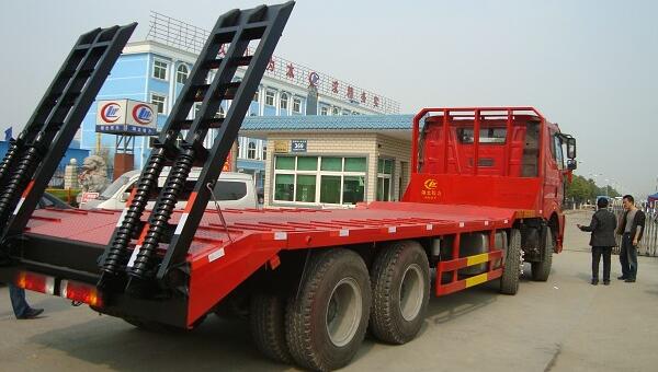 解放j6，7噸-12噸挖掘機拖車